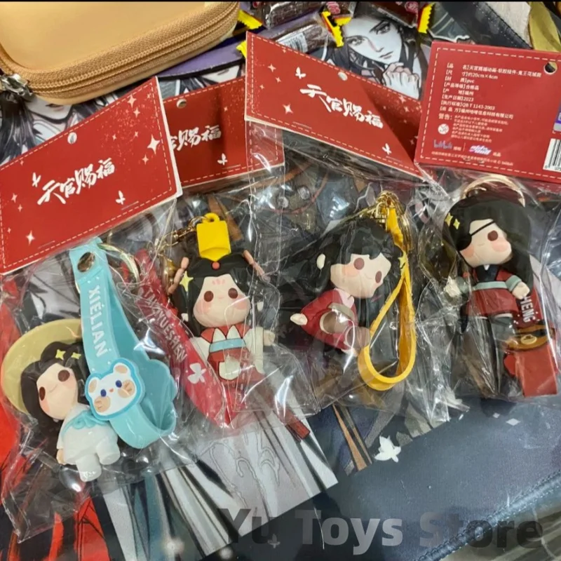 Tian Guan Ci Fu Tgcf Xie Lian Hua Cheng Bl Zachte Anime Figuur Lijm Sleutelhanger Telefoon Sleutelhanger Auto Rugzak Hanger Cosplay Cadeau Speelgoed