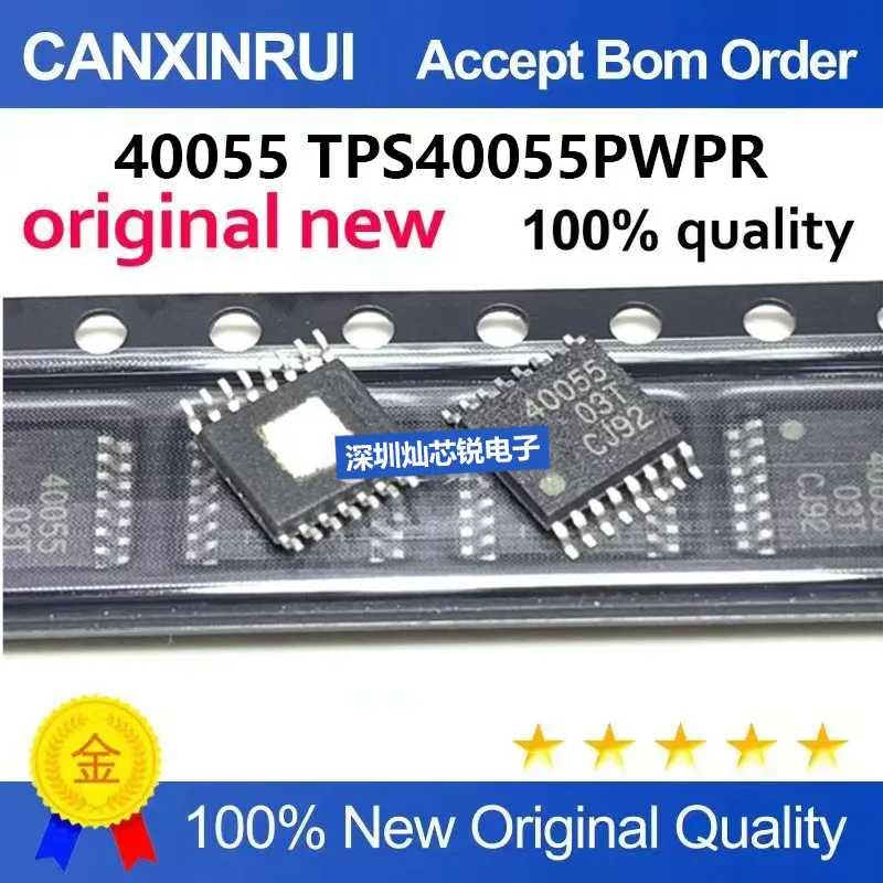 (5-100pieces)Brand New Original TPS40055 TPS40055PWPR SMD SSOP16 Controller Integrated Circuit