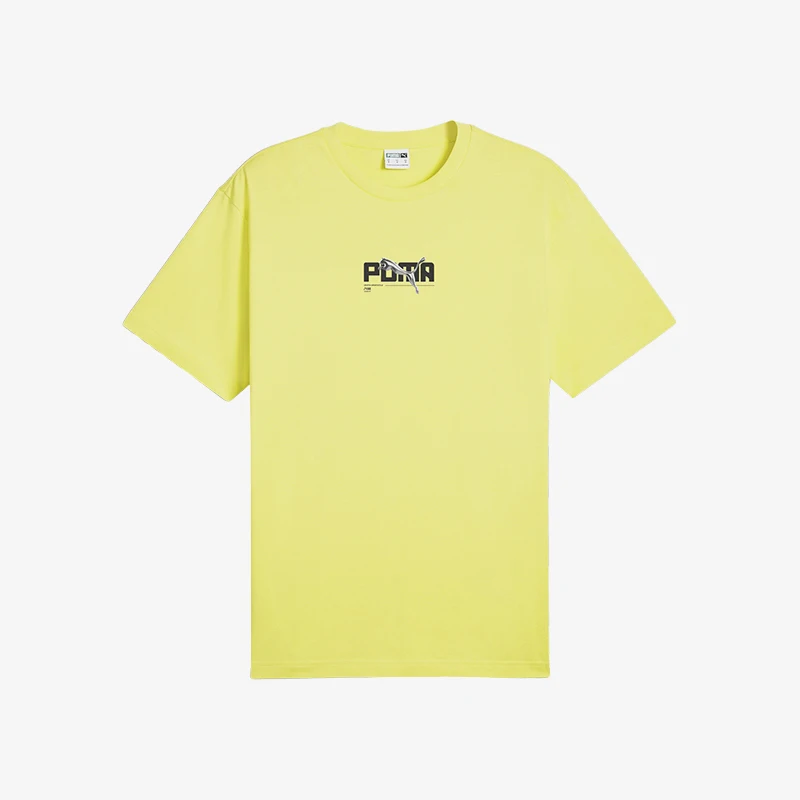 

PUMA, натуральная, лето 2024, унисекс, простая, повседневная, с коротким рукавом, 629452-38