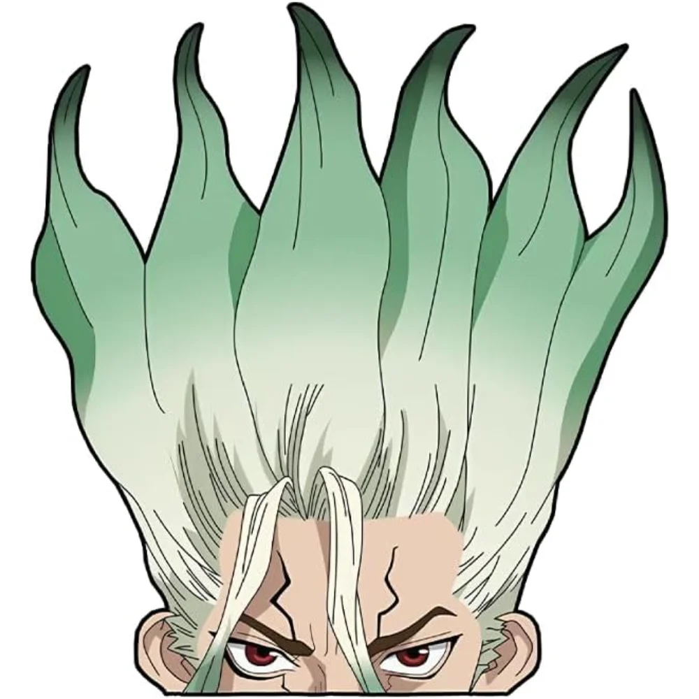 Pegatina de Anime Dr. STONE, Impermeable, DTF, UV, Colorida, para Laptop, Auto, Camioneta, SUV, Ventana, Parachoques, Patineta