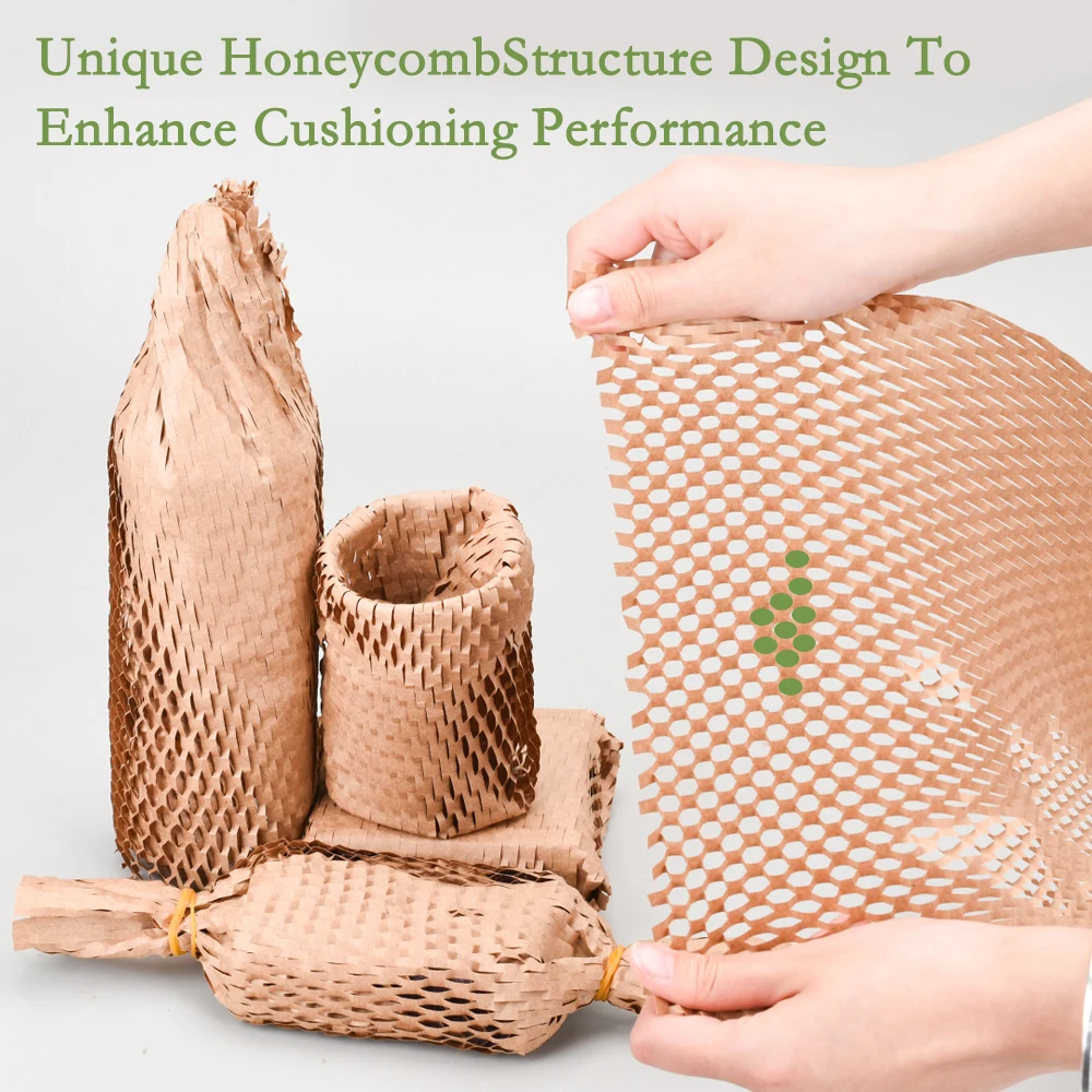 Honeycomb Packing Paper Household Moving Transportation Wrapping Box Filling Bubble Decor Copy Cosmetics Gap Stretching Fragile
