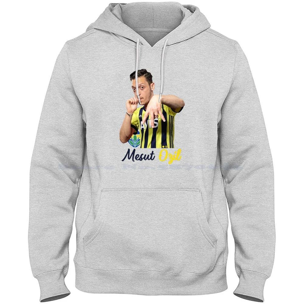 Mesut Zil 67 Fenerbahce S.k In Grey 100% Cotton Hoodie Fenerbahce Fenerbahce S K Fenerbahce Midfielder Mesut Ozil Turkey