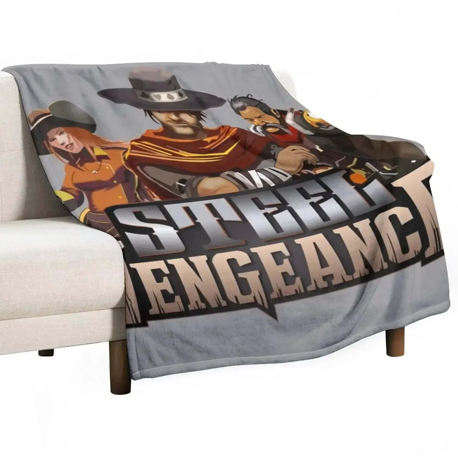 Steel Vengeance Throw Blanket Cozy Throw Blanket for Bed Sofa Chair