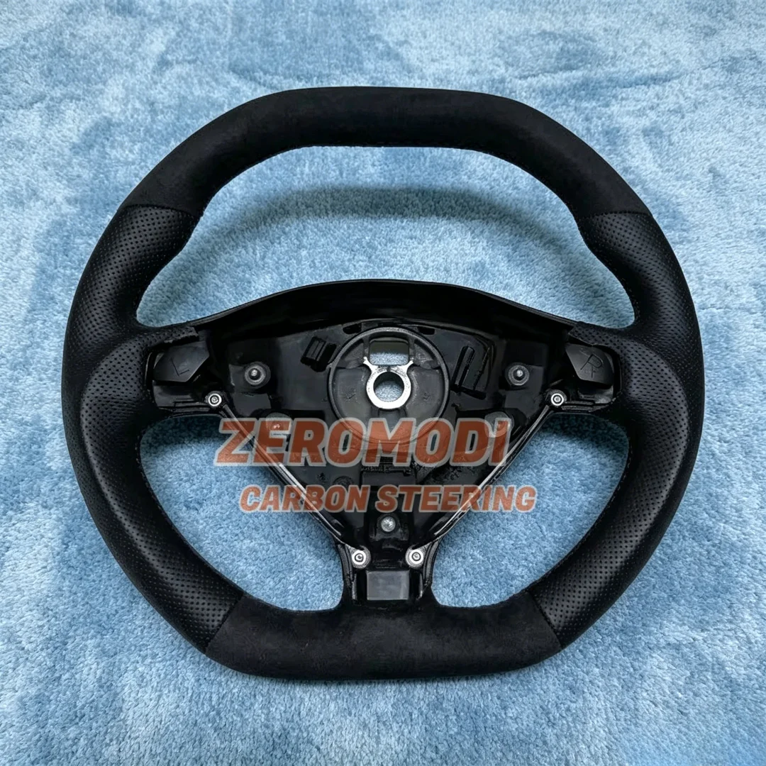 D-förmiges Leder-Lenkrad für Opel Astra G 1998-2009 Autoinnenraum