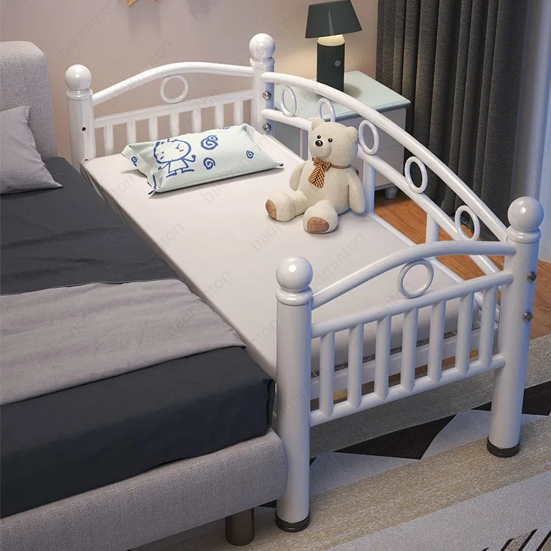 

Children's bed splicing bed with guardrail small bed