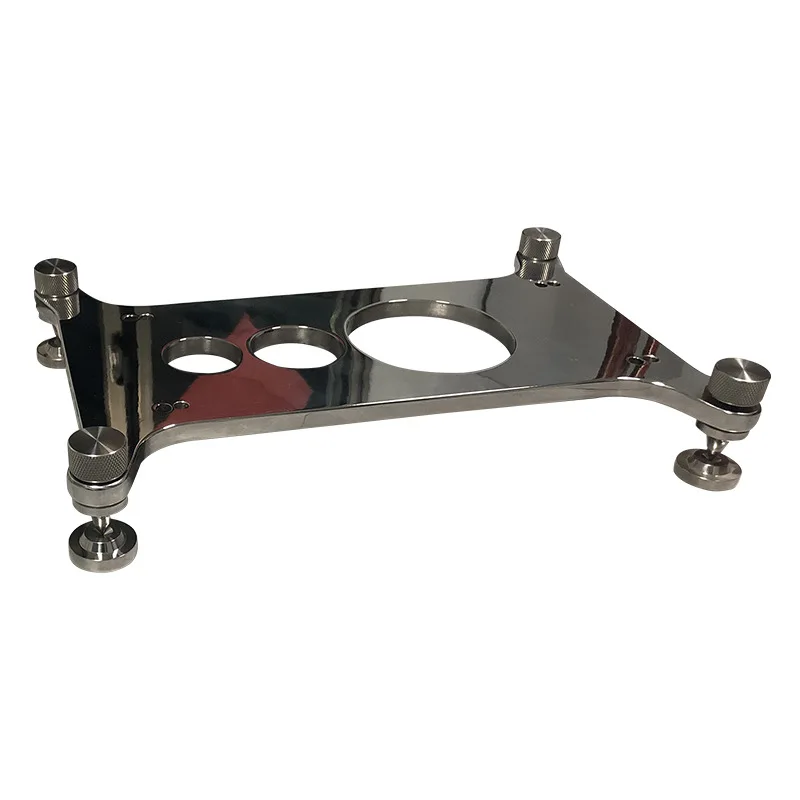Floor-to-ceiling speaker tripod, tray shock absorber nail shock absorber plate 304 stainless steel bracket fever