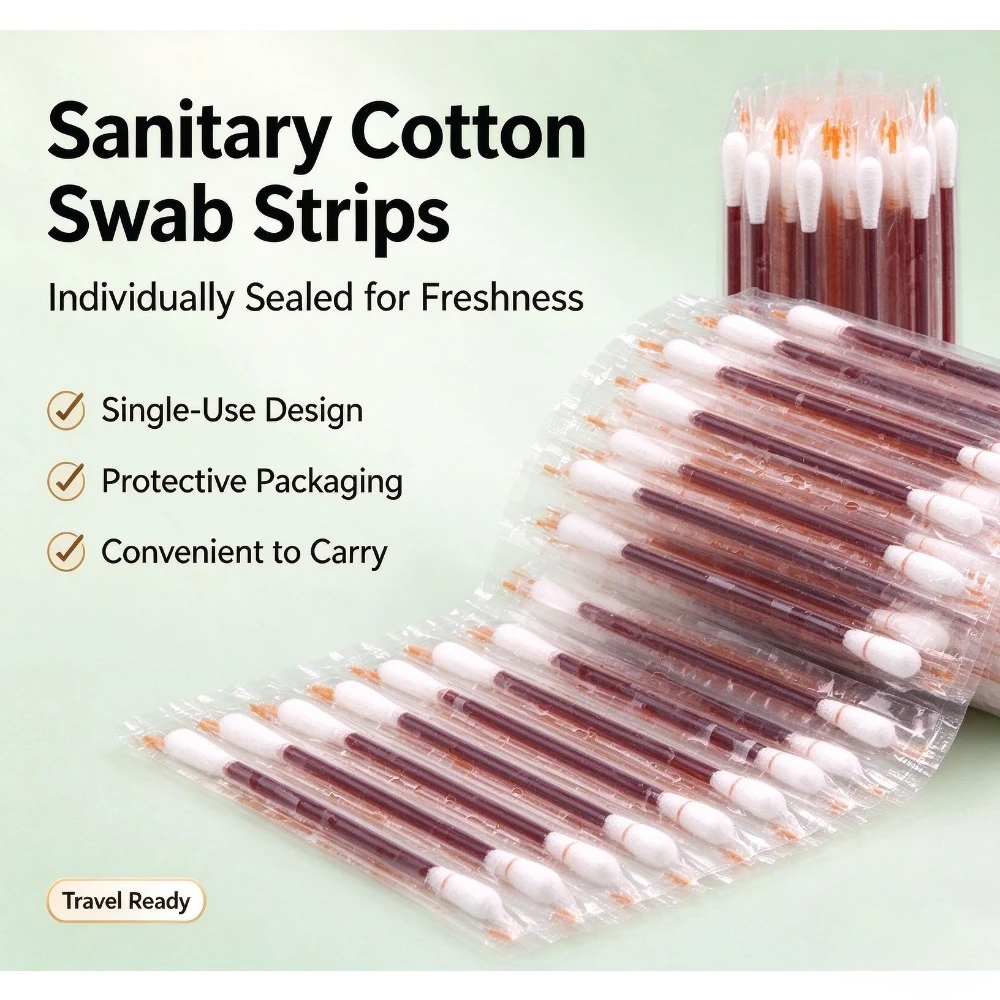 20pcs/100pcsdisposable iodine swabs, travel and outdoor/home essentials, individually wrapped for wound disinfection