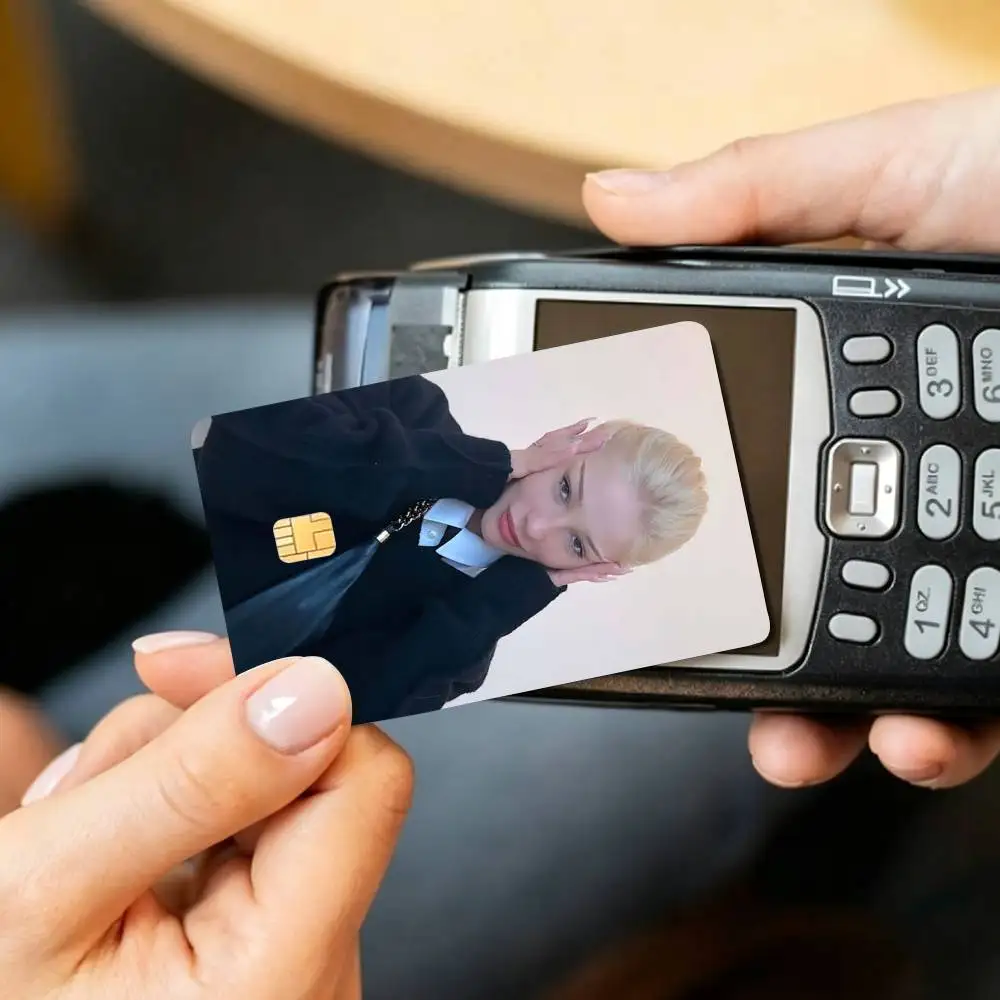 Top-tier influencer Nastya Ivleeva Credit Card HD Stickers Small Chip Waterproof Sticker Game Card Decal Gift