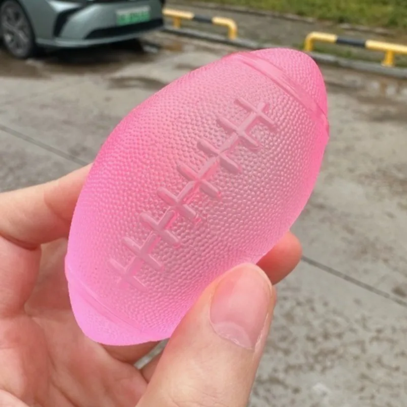 Tabas Squishy Rugby Maltose Fidgets Toys Squishy Rugby Football Squeeze Toy Fun Hand Exercise Relieve Anxiety Decompression Toy