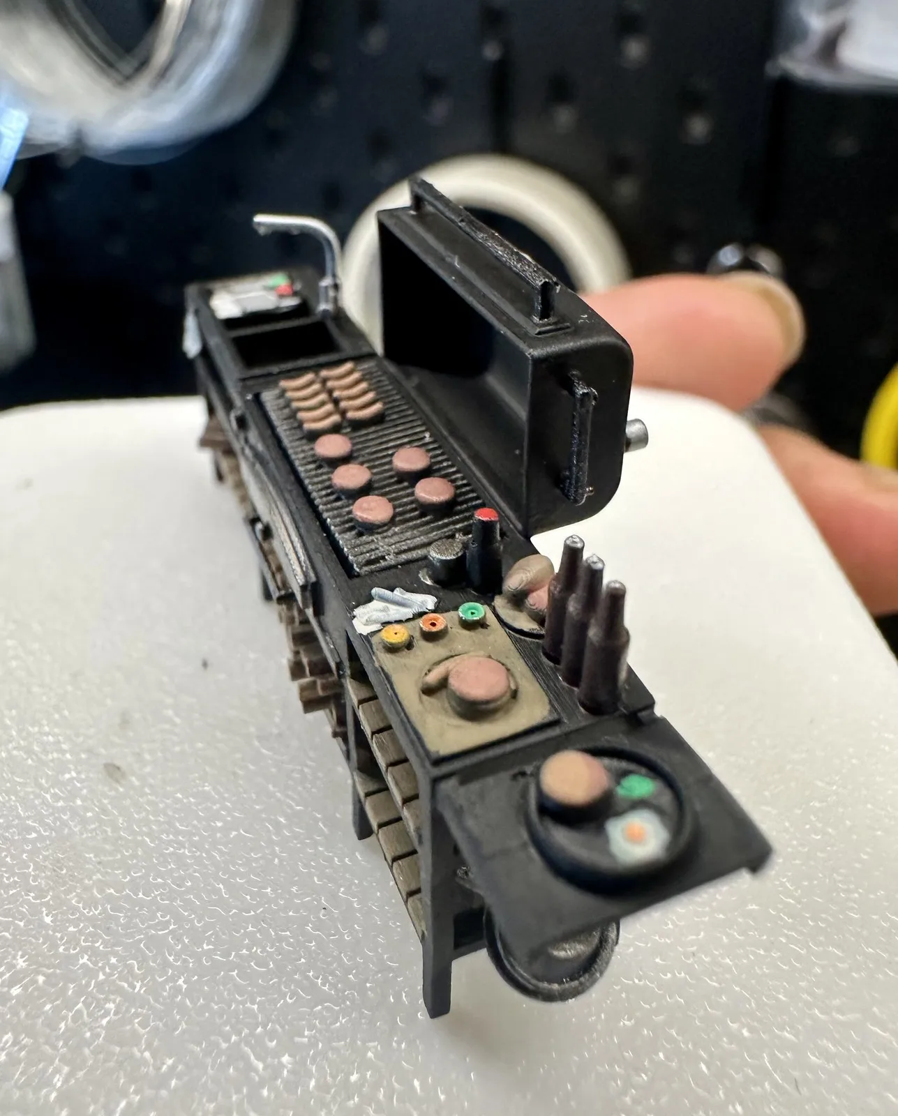 1/64 Diorama Barbecue Grill Model Car Repair Props Miniature Model Sand Table Scene Garage BBQ Grill Accessories Model