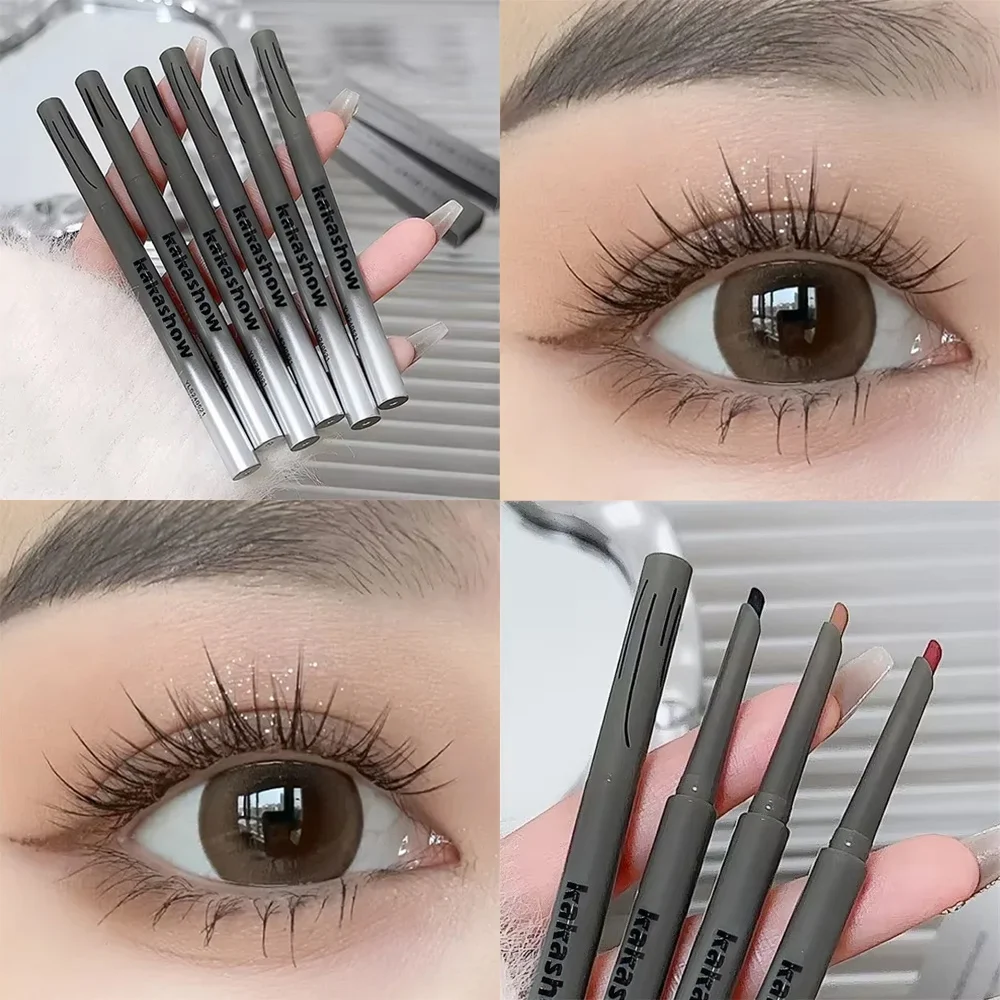 Nouveau Eyeliner de ver à soie couché à séchage rapide, maquillage non floraison, crayon pour les yeux, cosmétiques faciles à colorer, Eyeliner mat