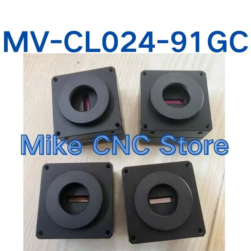 Second hand MV-CL024-91GC industrial camera 2K Ethernet linear array test OK, fast shipping