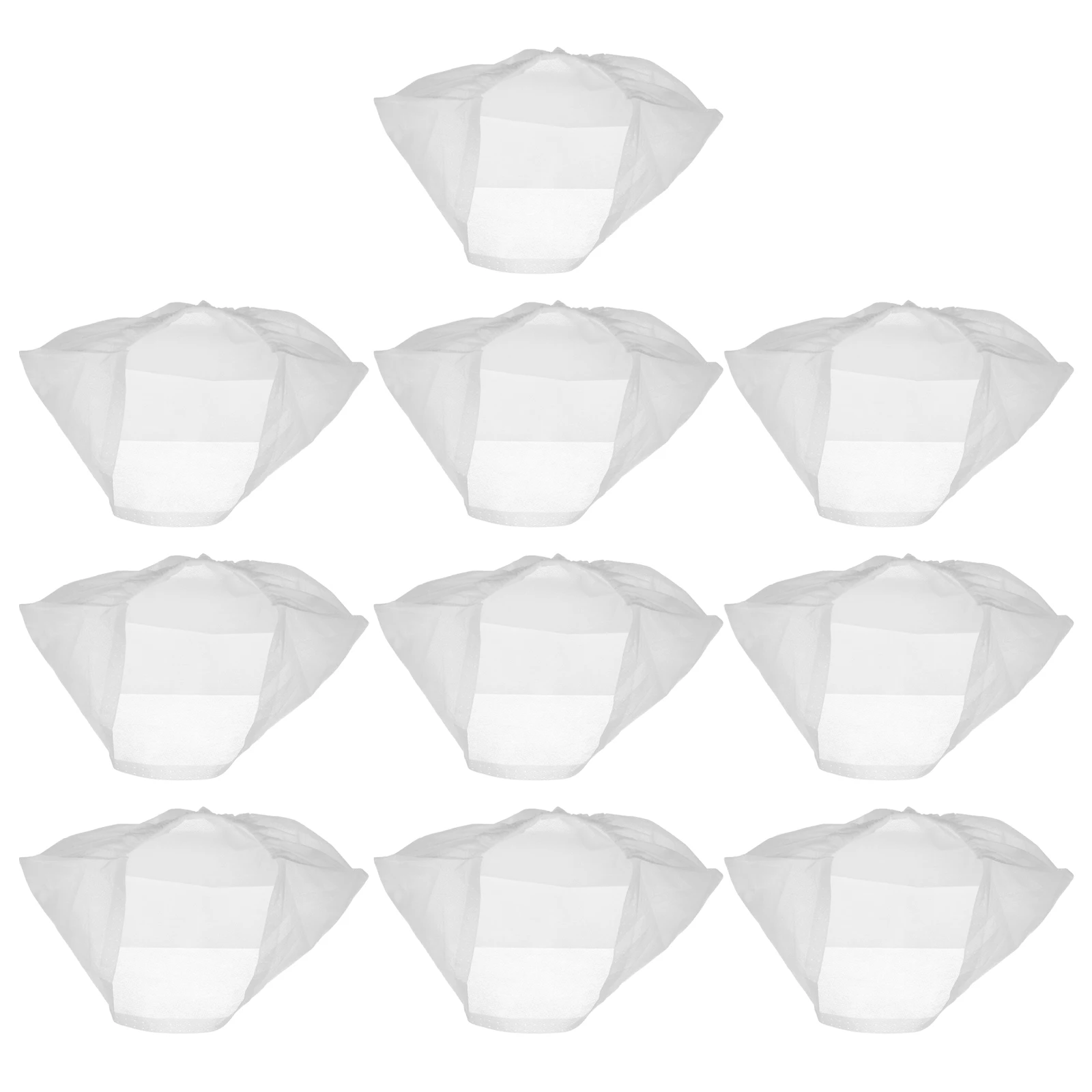 

10pcs Nonwoven Pads Safety Hat Inner Absorbing Liner Replacement Cushion For Hard Hat Work Cap Comfort Fit Reusable