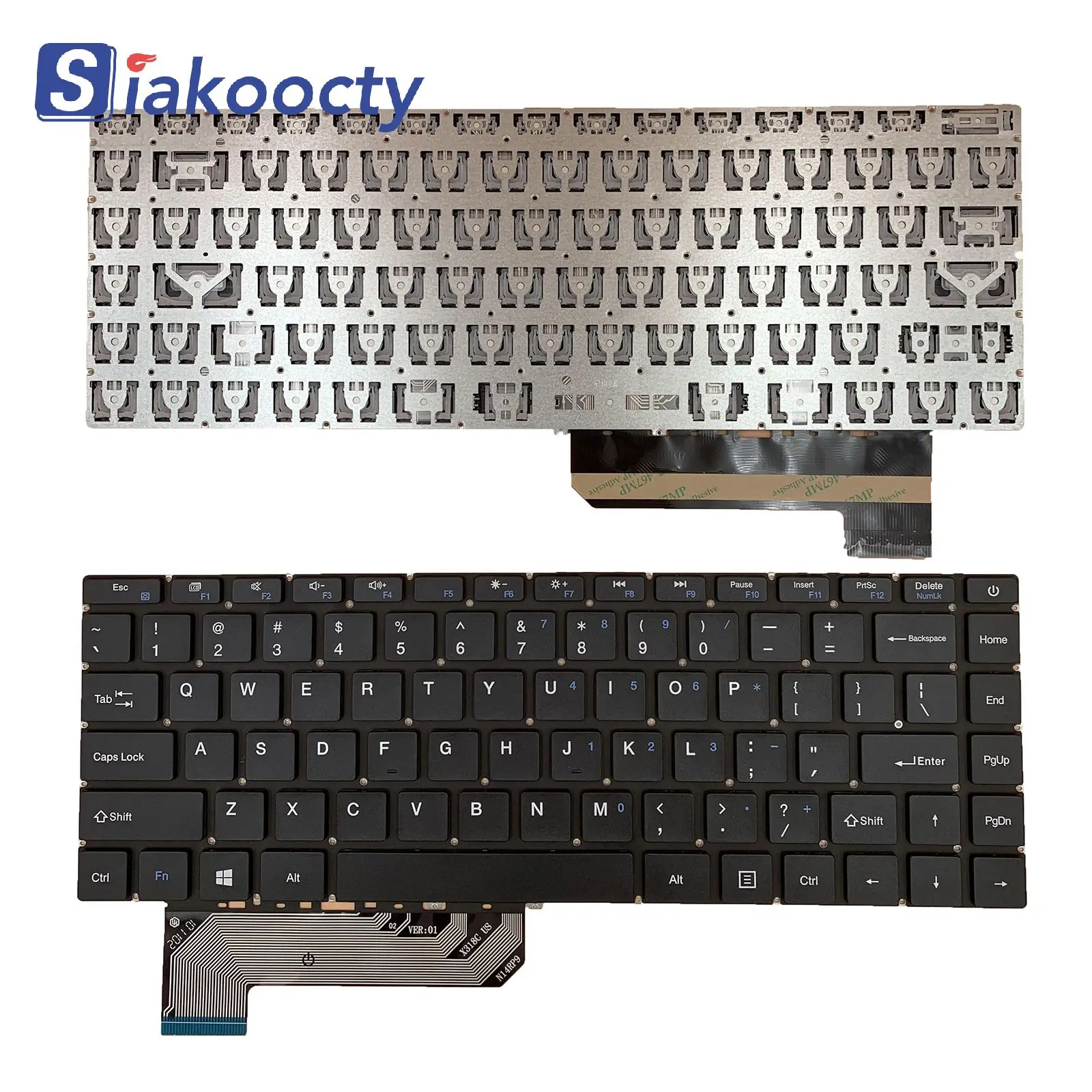 Laptop Replacement US Keyboard For Gateway GWTN141-10 GWTN141-10BL GWTN141-10BK GWTN141-10GR GWTN141-10RG English