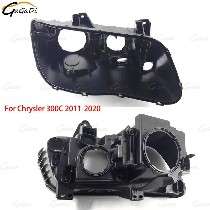 

For Chrysler 300C 2011 2012 2013 2014 2015 2016 2017 2018 2019 2020 CarHeadlight Housing Base Plastic Black House