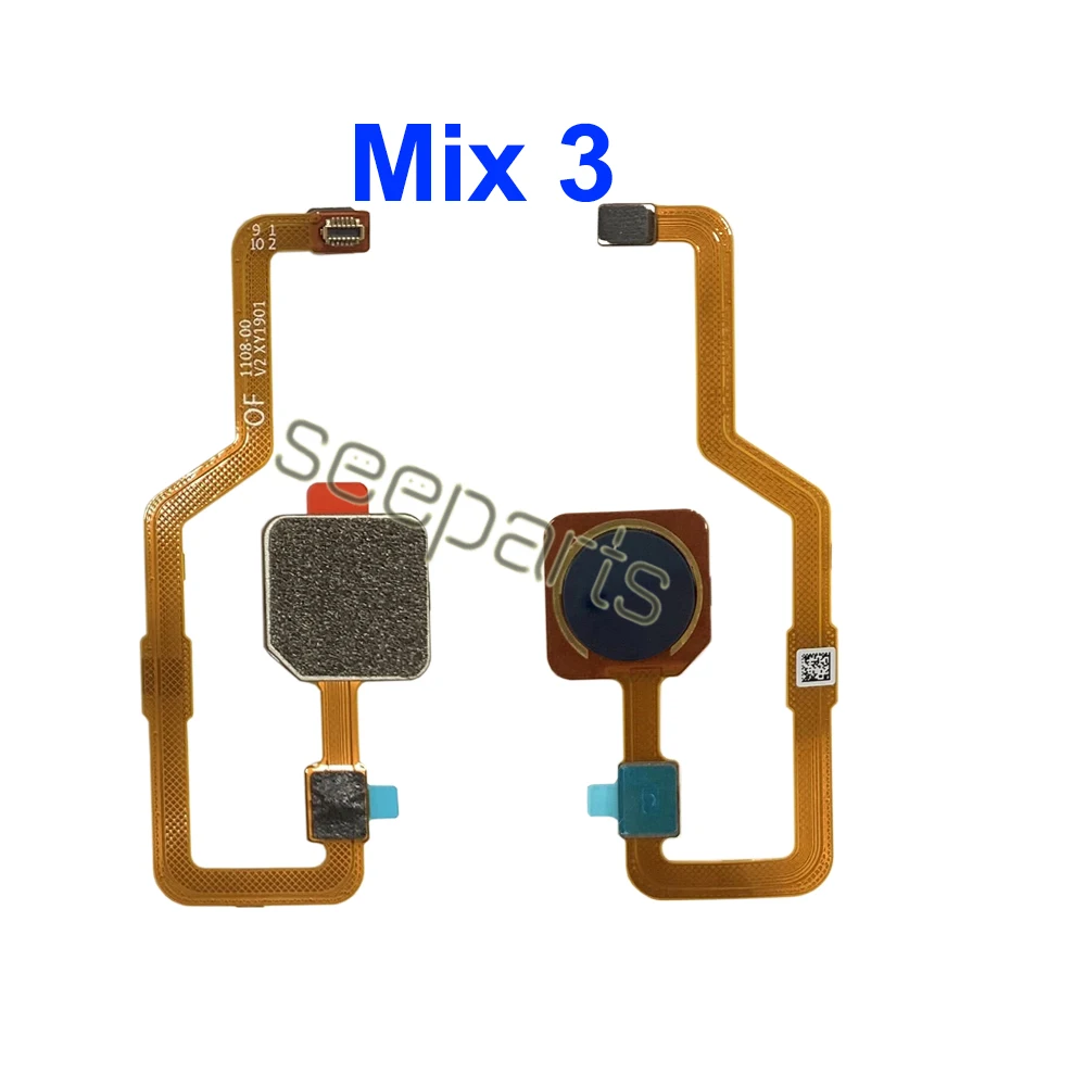مزيج بصمة فليكس كابل التعرف على الاستشعار معرف اللمس ل Xiaomi Mi Mix 2 2S Mix 3 استبدال كابل مرن زر الصفحة الرئيسية