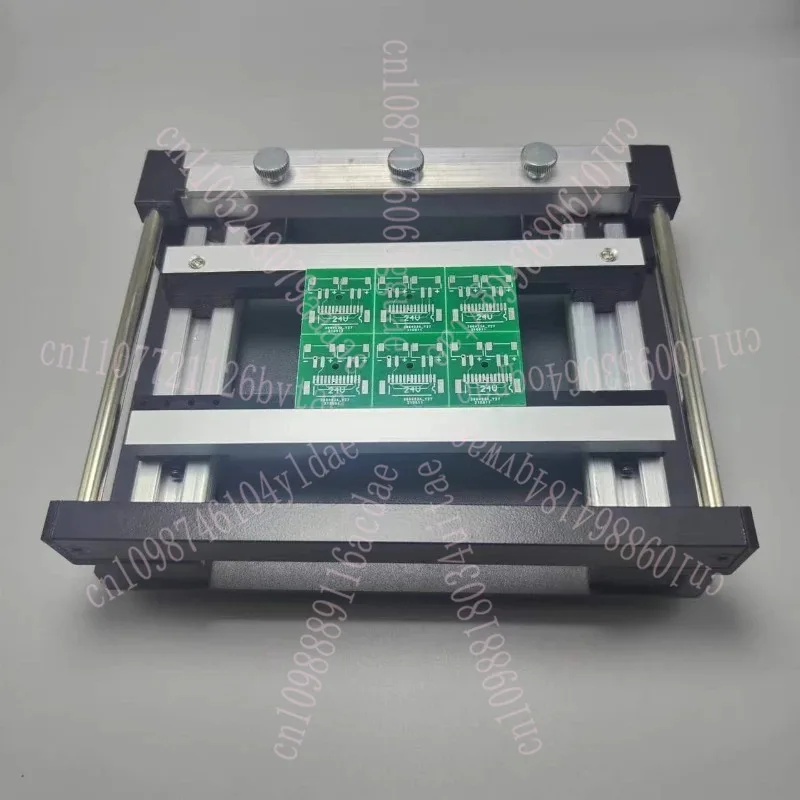 手動小型スクリーン印刷ステーション スチールメッシュはんだペースト印刷テーブル PCBサンプリング