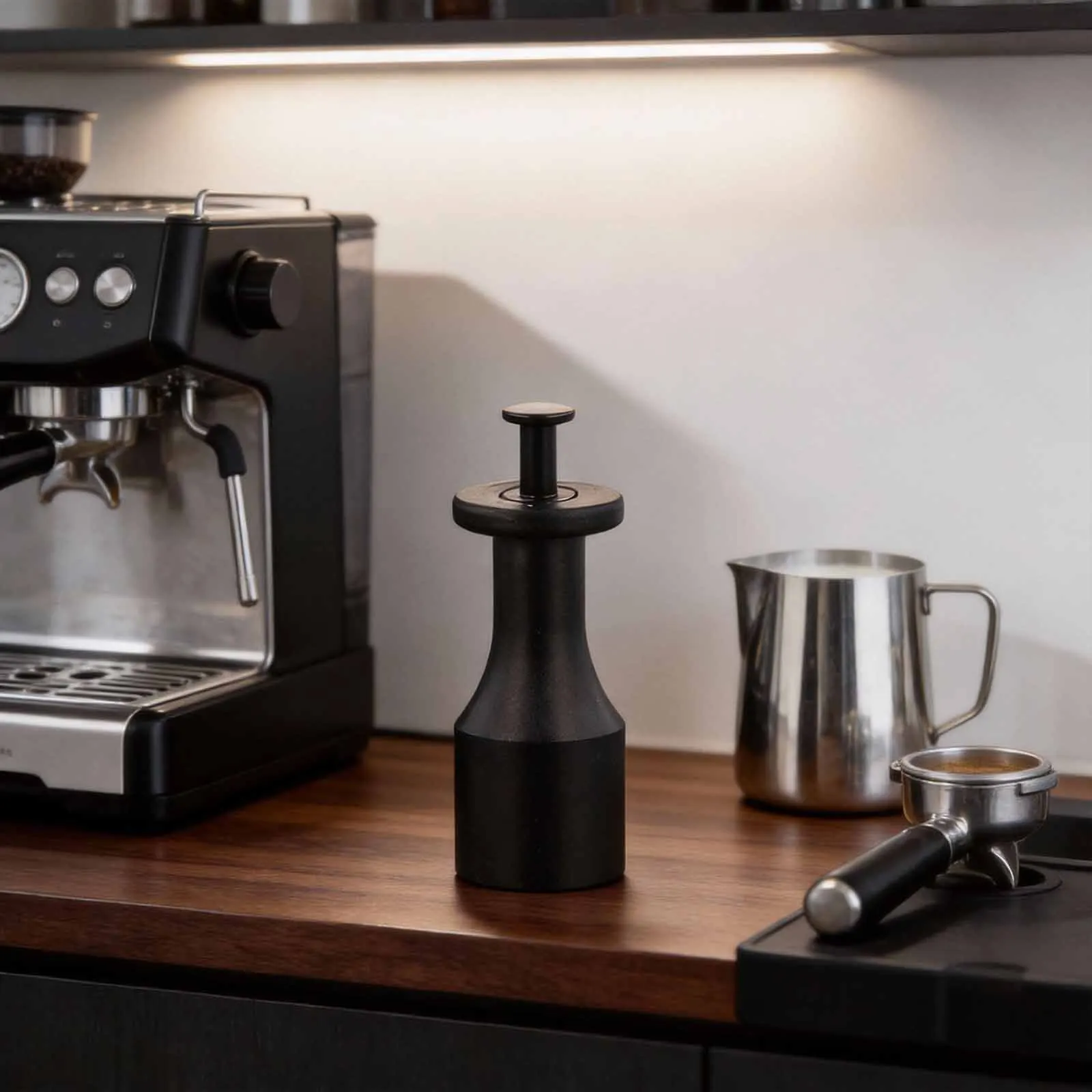 Designed for Espresso Enthusiasts: Magnetic Puck Screen Remover with Adjustable Strength and Heat Insulating Body