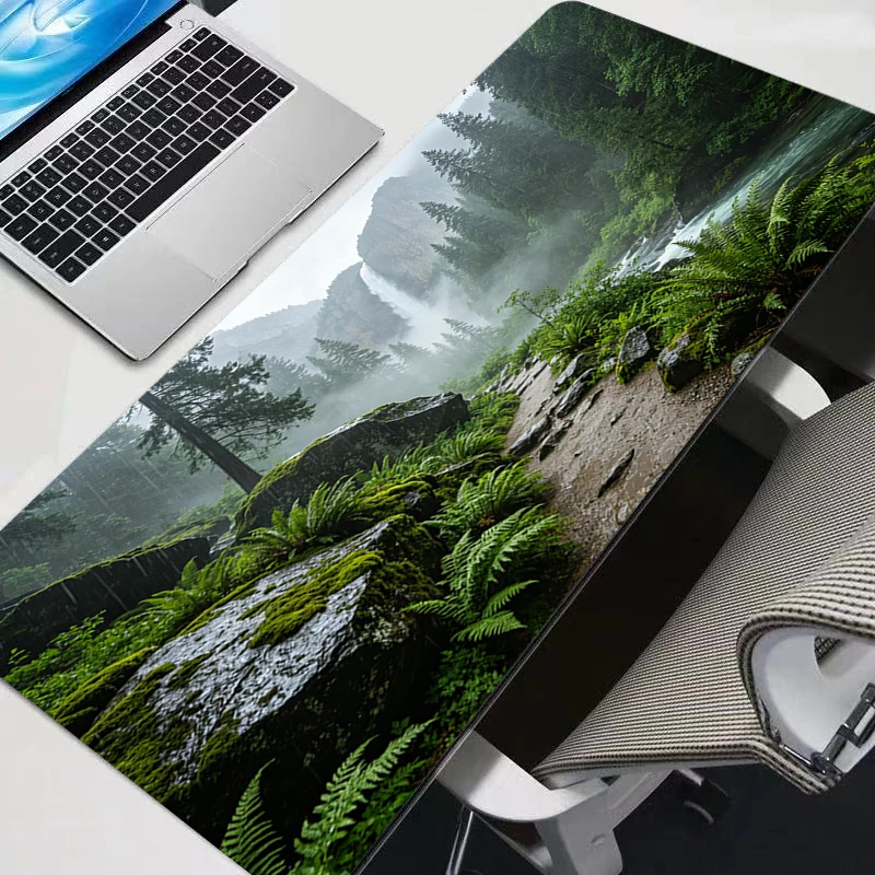90x40cm Mouse Pad Scenery Advanced Gamer Large Computer Notebook Pc Mousepad Carpet Gaming Accessories Keyboard Desk Mat