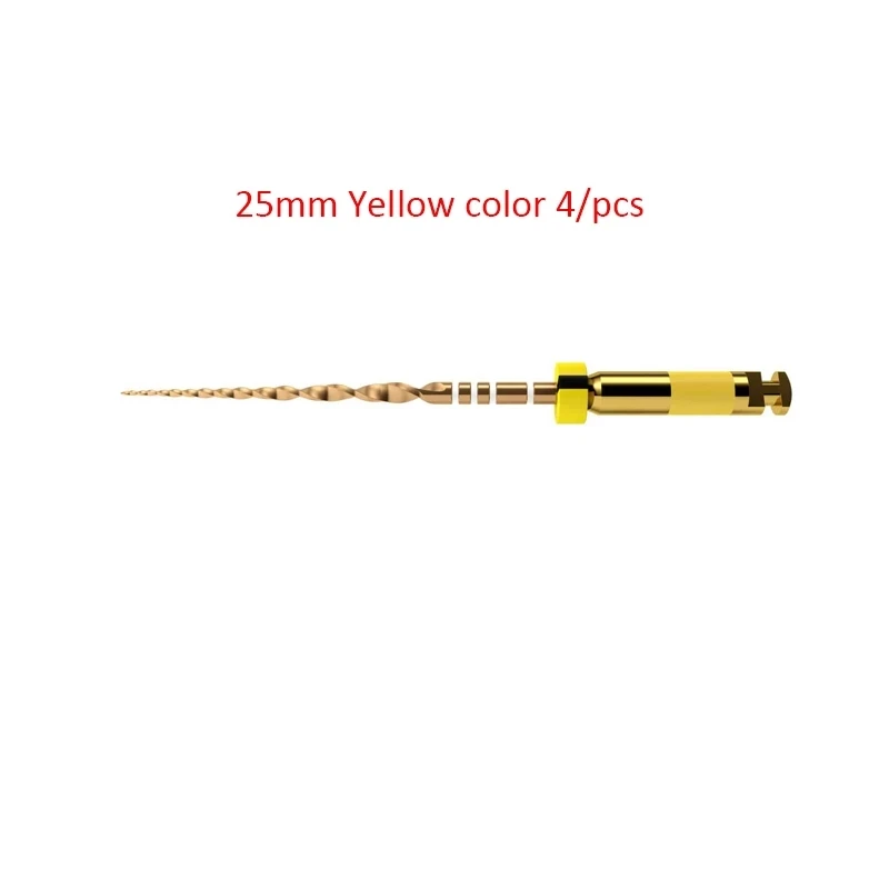 

4pcs Dental Wave Gold One Files Reciprocational Large Primary Files Rotary Dental Endo NITI Files Endodontic Dental Fi