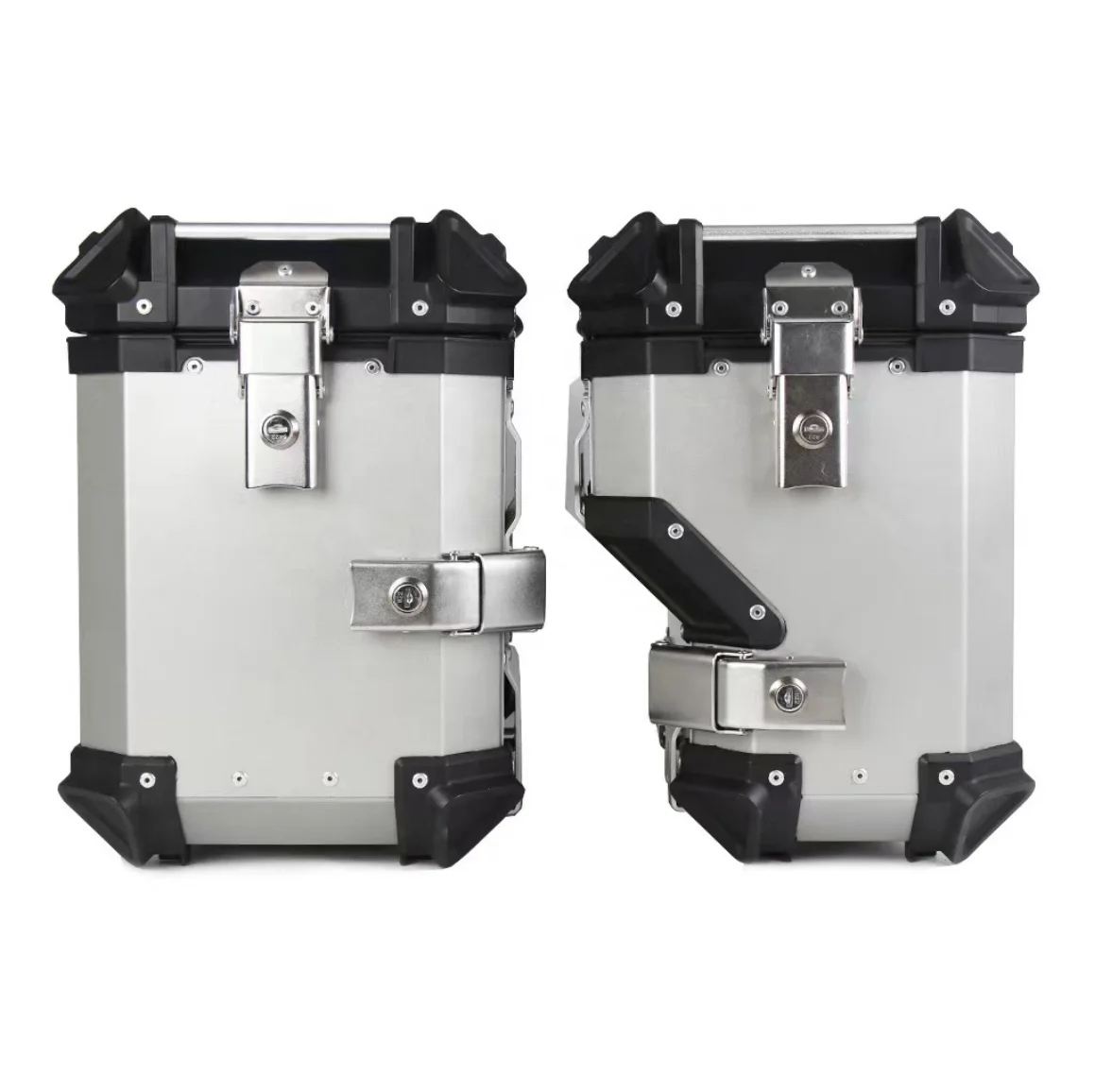 

38L Universal Motorcycle Side Box Panniers Luggage Trunk Storage Saddlebag Tool Carrier