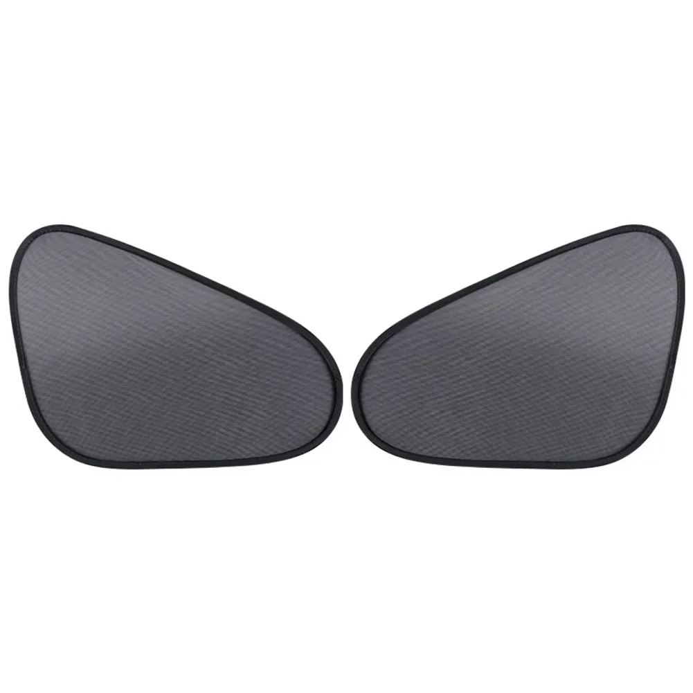 Windshield Sunscreen Heat Insulation Sunshade Mesh Electrostatic Side Shield-front Window Installation Foldable Design