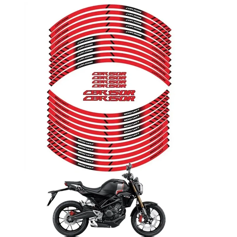 FOR HONDA CB150R Motorcycle Parts Contour Wheel Decoration Decal Sticker - D