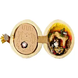 Walnut Shell Dollhouse Doll Room Craft Decor Creative Walnut Shell DIY Starry Notes Dollhouse Kit Scale Doll Room Crafts For
