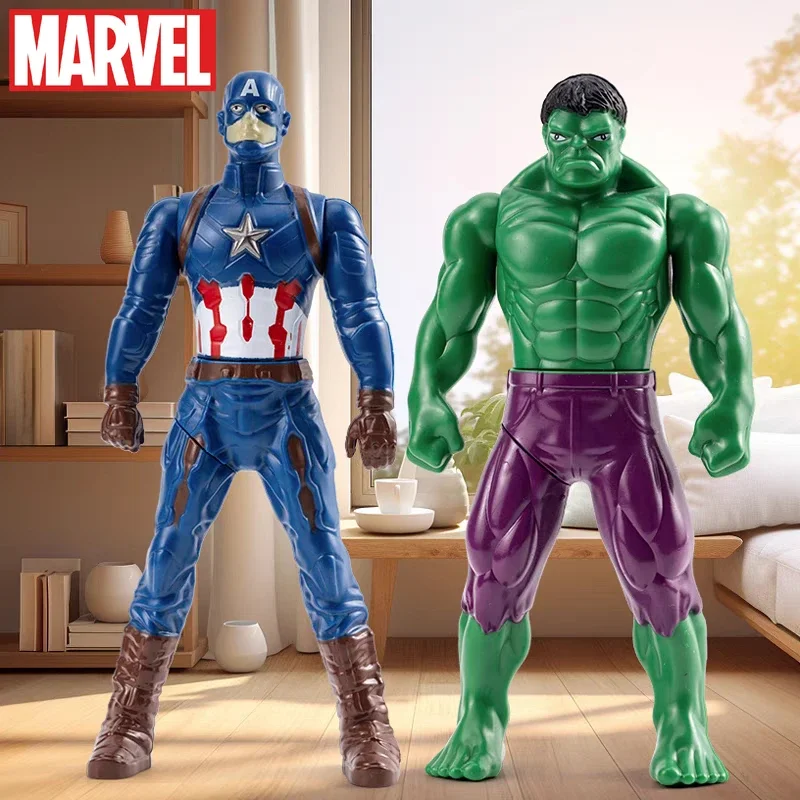 

Marvel Toy Model Iron Man Spider-Man Captain America Incredible Hulk Press Spin Gyroscope Avengers Children's Toy Christmas Gift