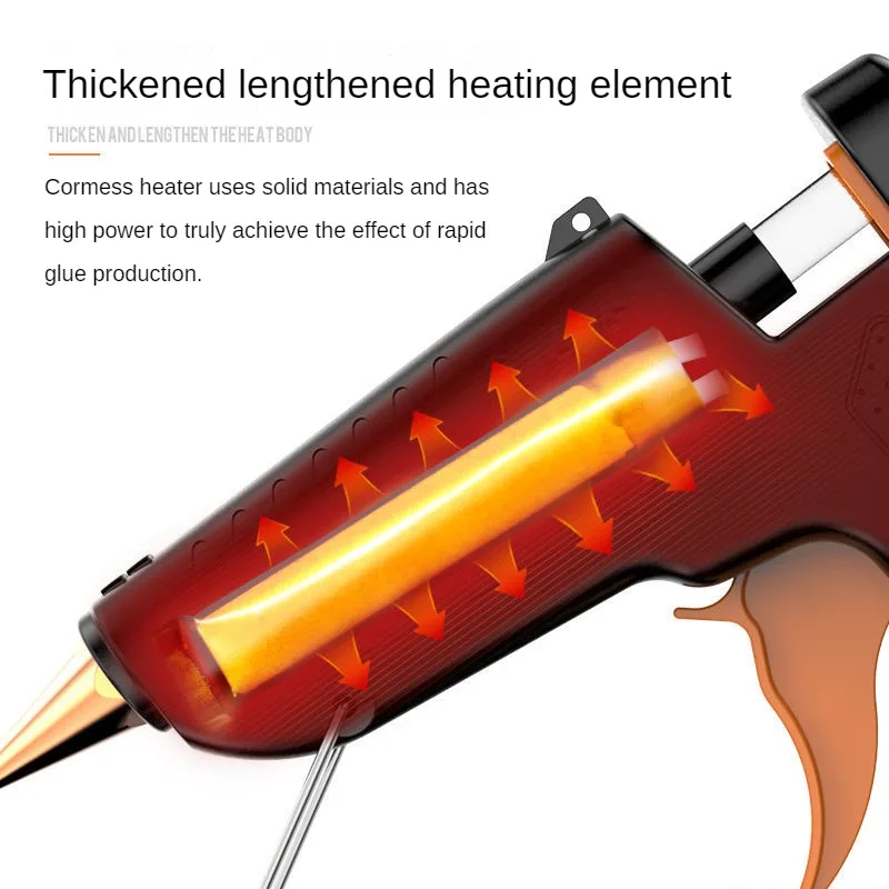 Mini odorà colle thermofusible, 30/50/160W, 7/11mm, usage domestique industriel, outil de réparation électrique, avec bâtons de colle