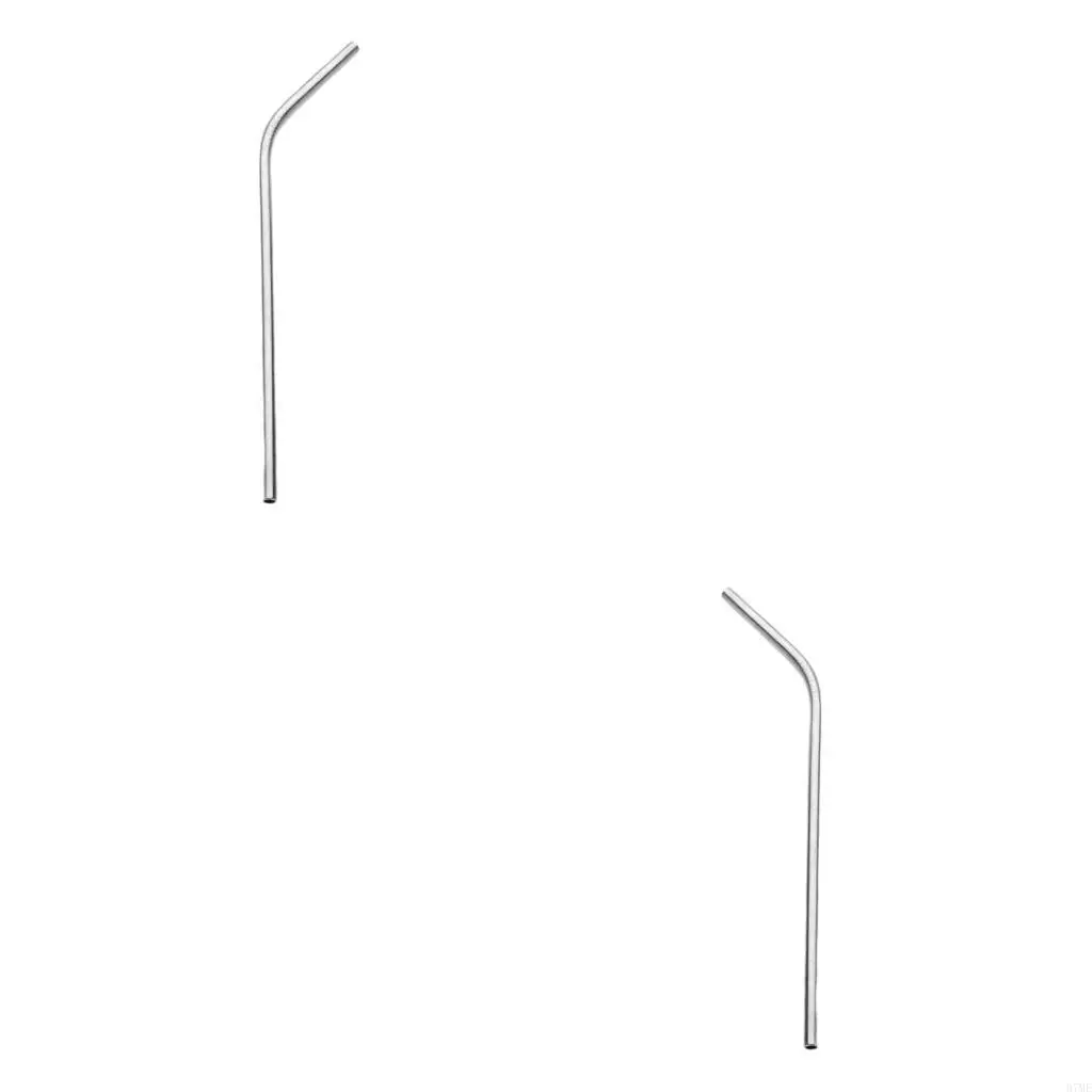 37ME 6mm Diameter Stainless Steel Drinking Metal Straw Threading Design Easy To Clean