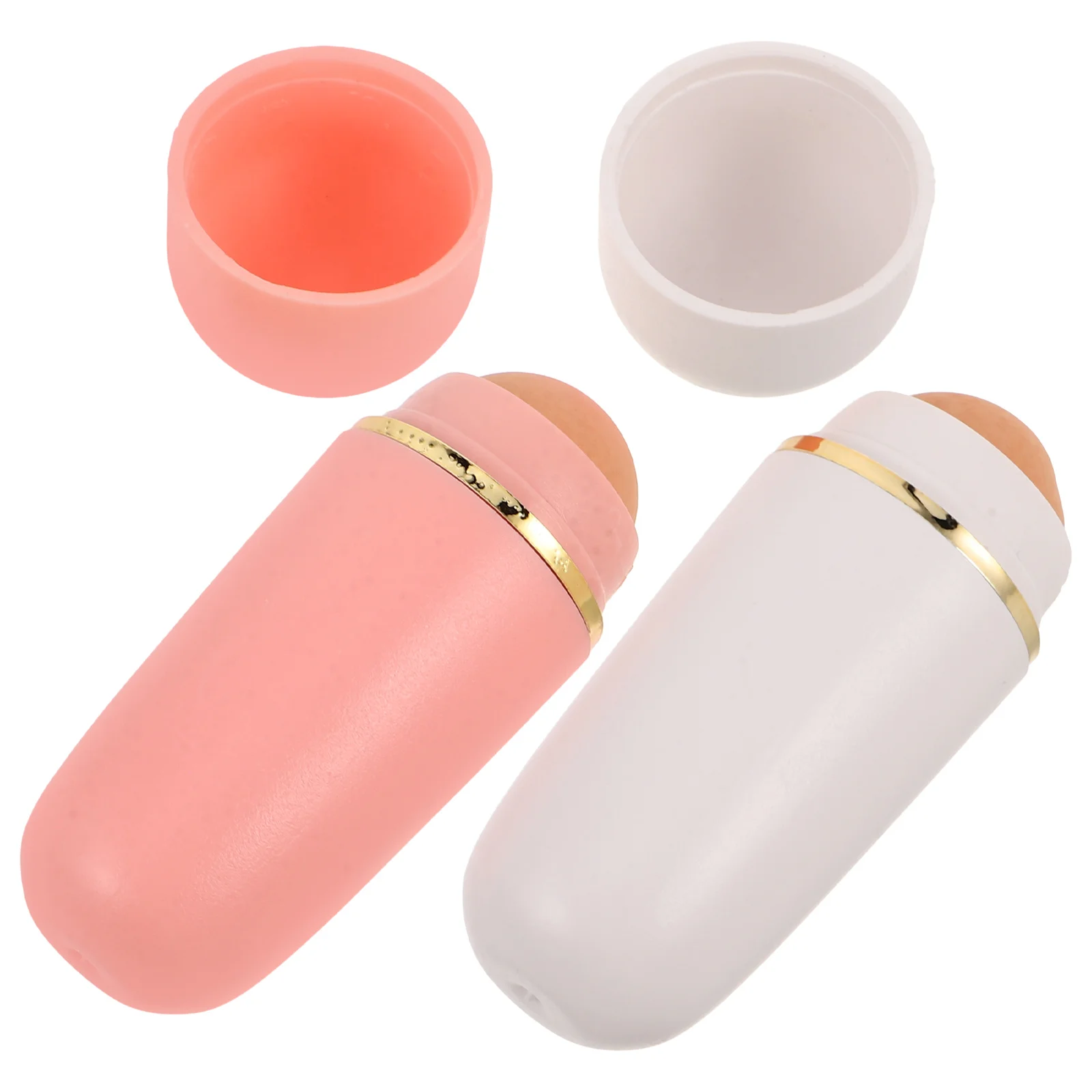 

2pcs Volcanic Stone Face Roller Reusable Oil Absorbing Ball Portable Blotting Tool For Oily Skin Long Lasting Face