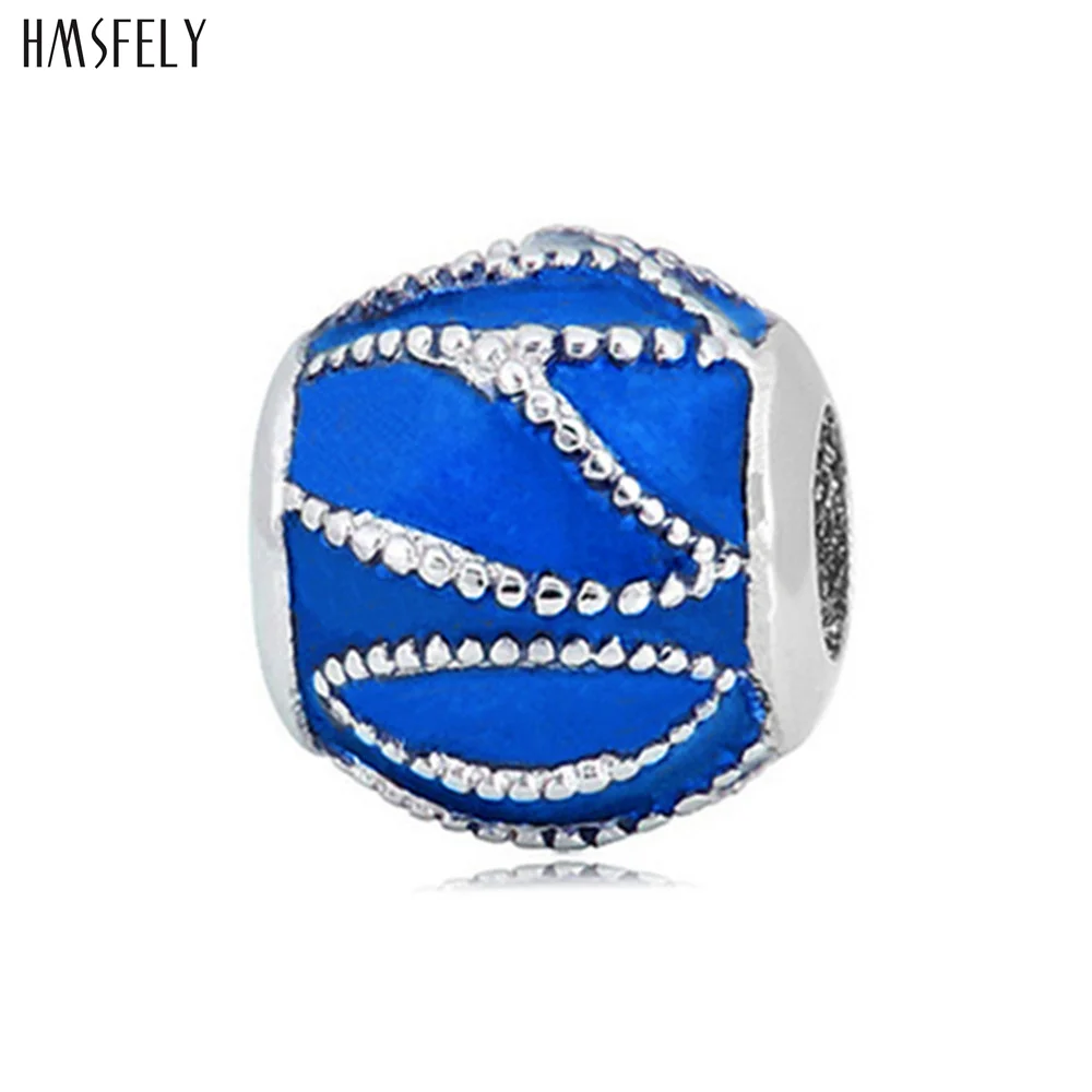 

HMSFELY 316l Stainless Steel Big Hole Jewellery Beads Accessories For European Women Charm Bracelets Making Enamel Bead 4pcs