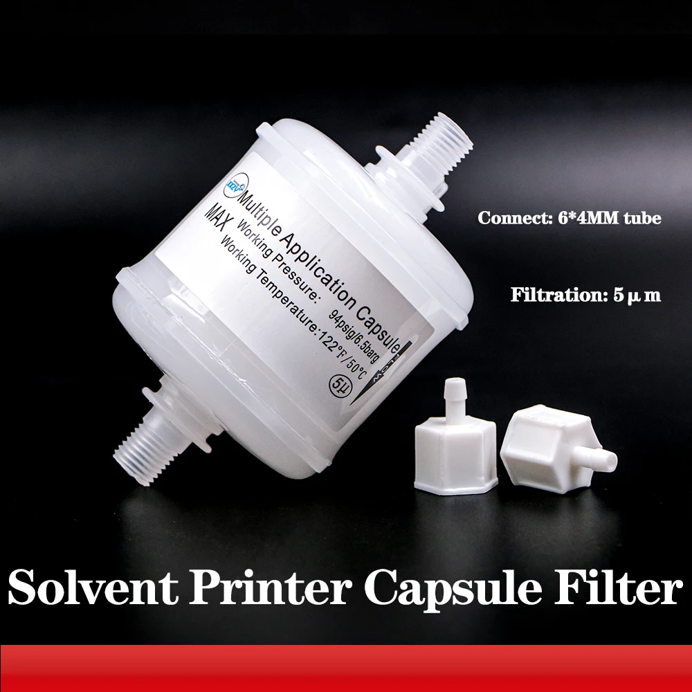 Solvent Printer Parts Capsule Filter 5um for Gongzheng Wit-color Starfire Inkjet Printer Big Ink Filter 5 Microns
