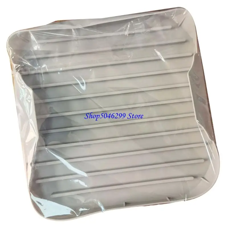 

H55A Silicone Bacons Pan For Microwave Oven Delicate Design With Oil Drain Channel