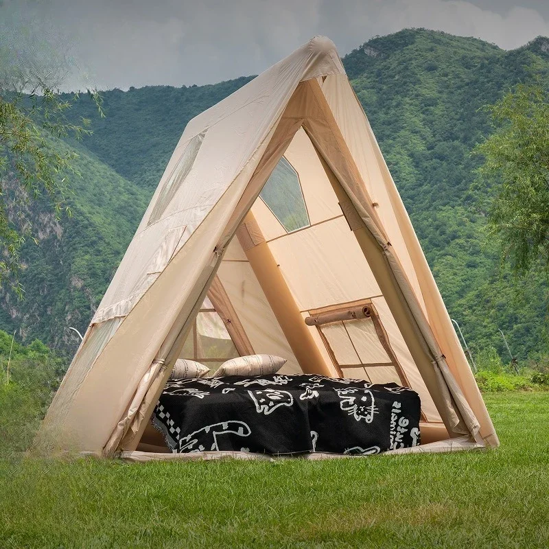 OEMInflatable tent wild camping overnight beach camp base automatic free construction outdoor