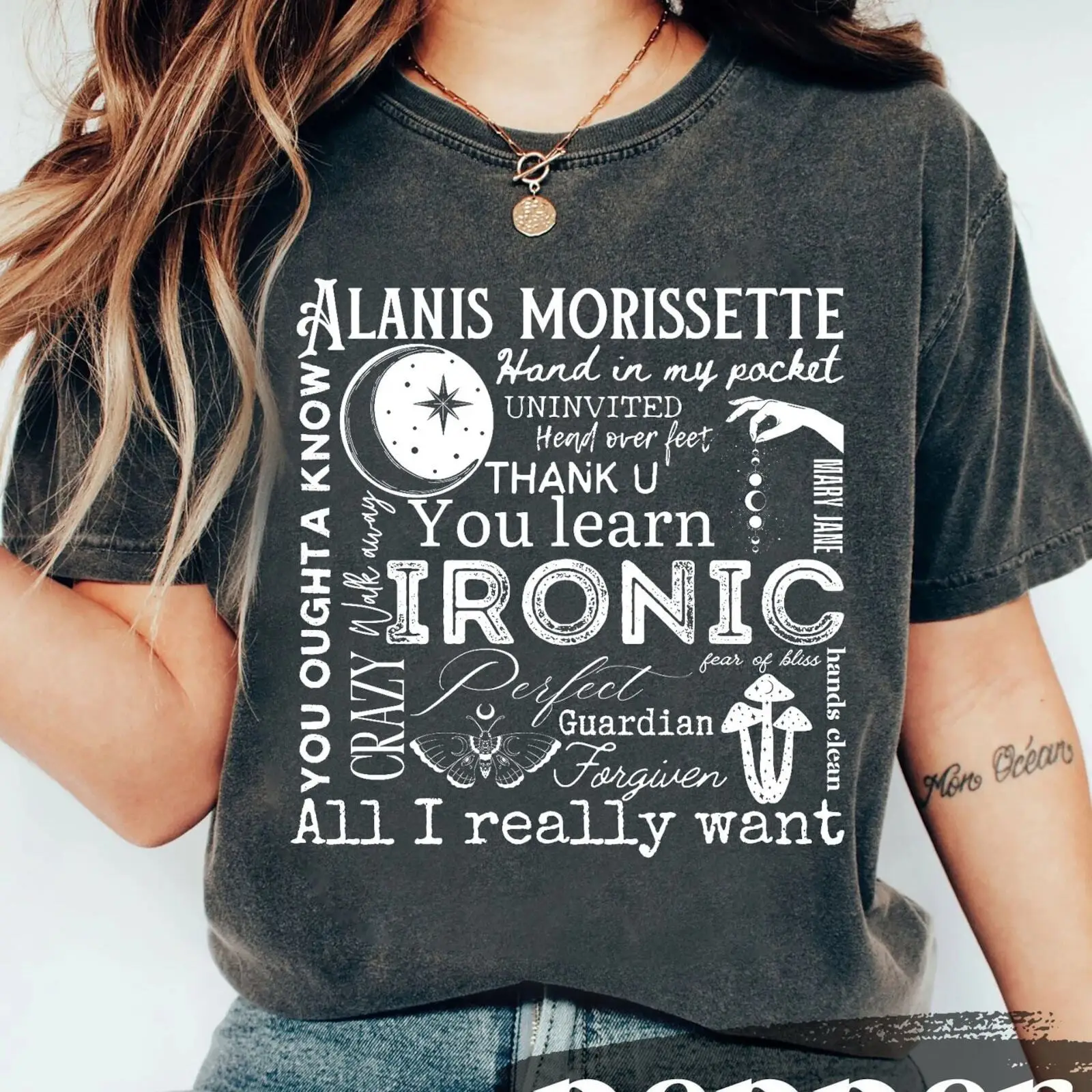 Alanis Morissette The Triple Moon Tour 2024 T-Shirt, Alanis Morissette 2024 Tour