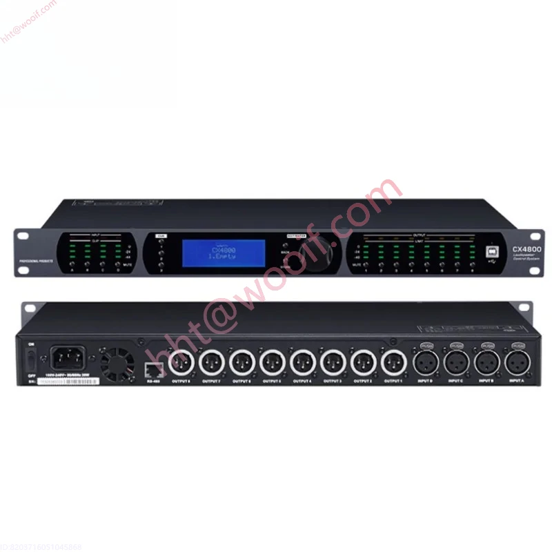 2025 DBX CX4800 معالج الصوت الاحترافي المتوافق مع البرامج الأصلية DSP معالجة الصوت نظام التحكم في مكبر الصوت