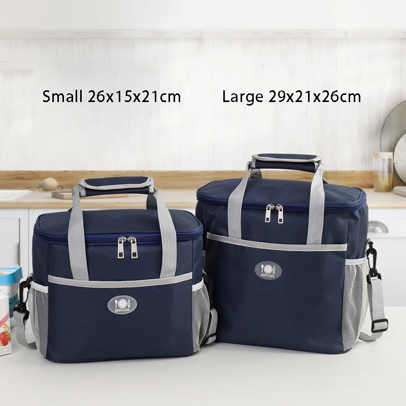 New Portable Insulation Bag Large Capacity  Home Lunch Bags Thickened Waterproof Outdoor Picnic Box