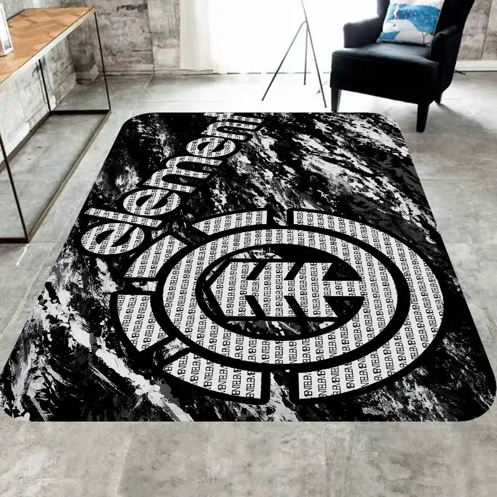 E-ElementS skateboard logo Kitchen Mat Kids Room Bedroom Decoration Balcony Anti-Slip Doormat Living Room Alfombra