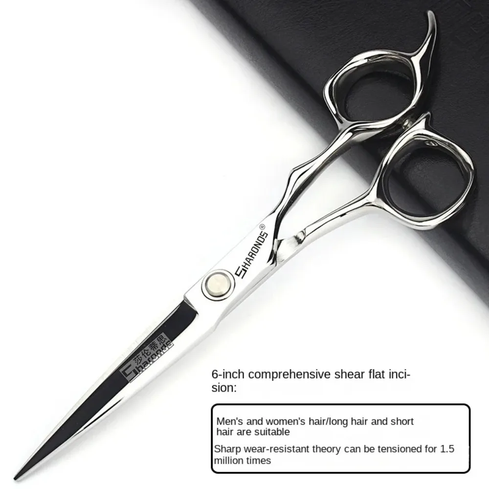 6-Zoll-Friseurschere mit Spezifikation, professionelle Friseurschere, Friseurschere-Set, flache, dünner werdende Haarschneidewerkzeuge – Detail 28