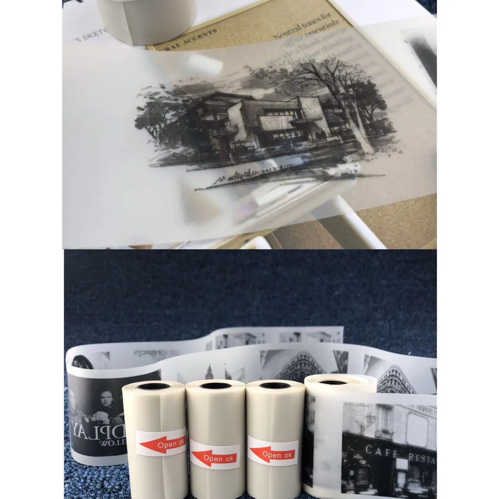 

Полупрозрачная липкая бумага для портативных принтеров Paperang Peripage