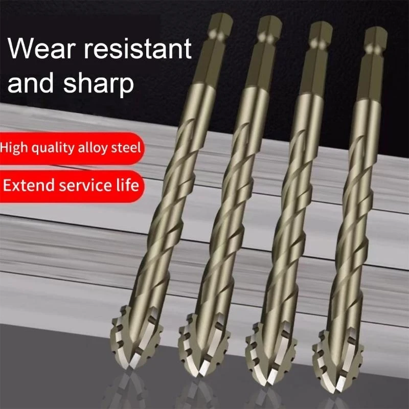 Многофункциональная сплава стальная сталь Four Flute Excentric Bit Bit Идеально подходит для деревообработки и