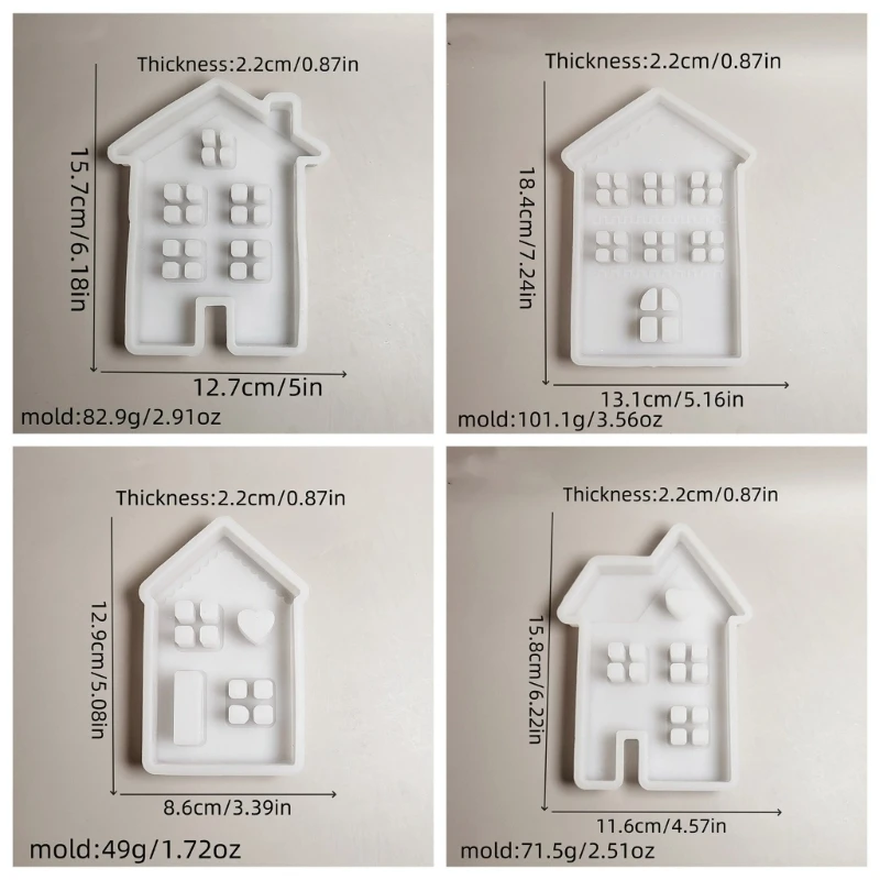 Soap Making Molds 3D Resin Molds Home Decors Craft Molds Silicone Texture 97QE