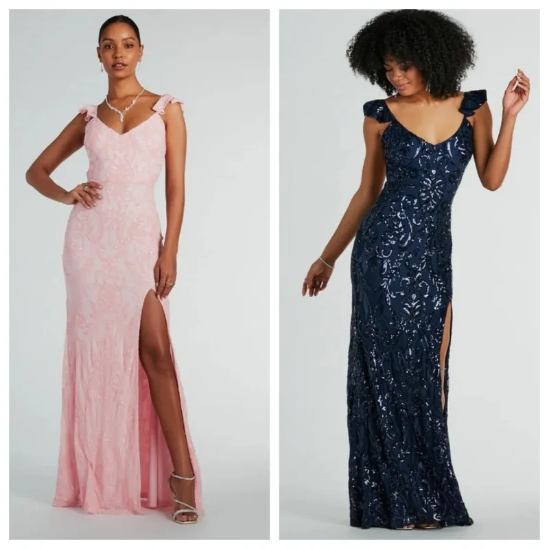 

Women Fashion Long Dress Women Clothing Sexy Sequin Dress