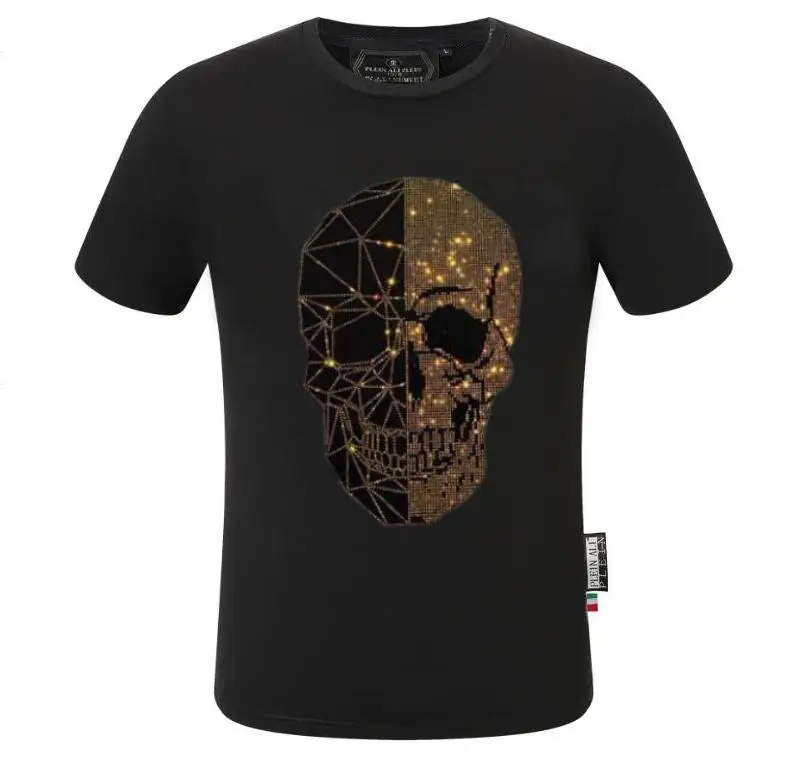 Luxury Brand Tees Fashion Hip Hop man t-shirts 2024 new designer Rhinestone tshirt New High Quality Fashion Casual