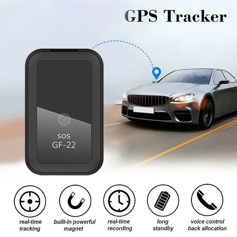 

GF22 Magnetic mini Car Tracker GPS Locator Real Time Tracking Locator Device Vehicle GPS Tracker Real-time Wireless Locator