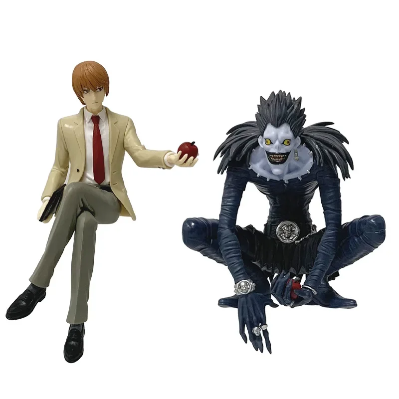 16cm Anime Death Note Light Yagami Noodle Stopper Preisfigur mit Apfel PVC-Modell Sammlerfigur für Sammler – Detail 6