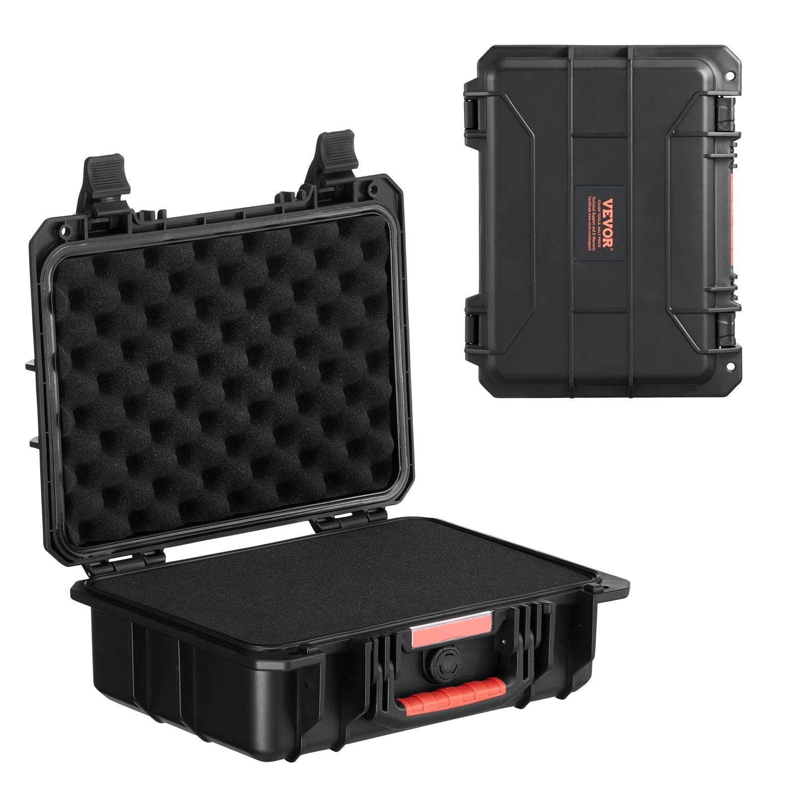 SucceBuy Weatherproof Hard Case Heavy Duty Protective Case with Pre-cut Foam and Handles for Travel Hunting Military Cameras