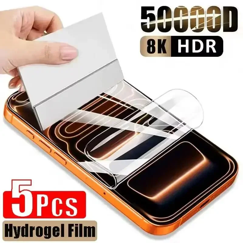 1-5PCS Hydrogel Film For Max Xiaomi Poco X8 M8 Pro F8 Ultra Full Cover Screen Protector Soft Protective Films